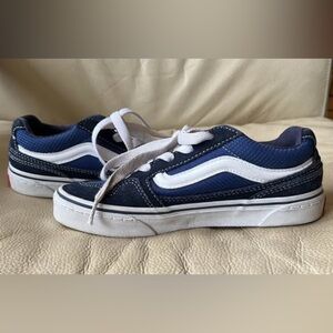 Vans Knu Skool Youth Size 3 Navy Sneakers